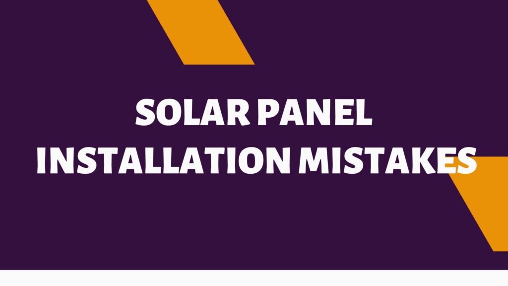  O&M of solar panels