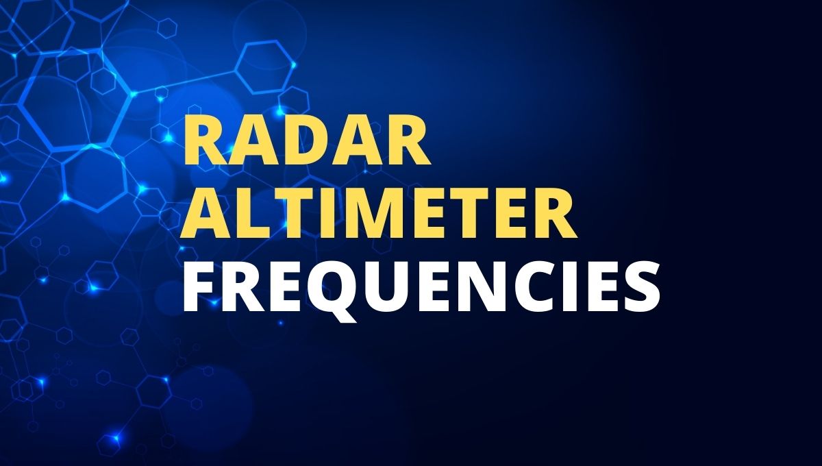 Radar Altimeter Frequencies Artificial Intelligence News