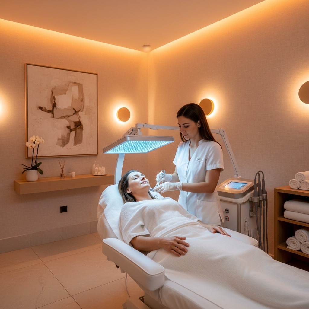 facial treatment platform