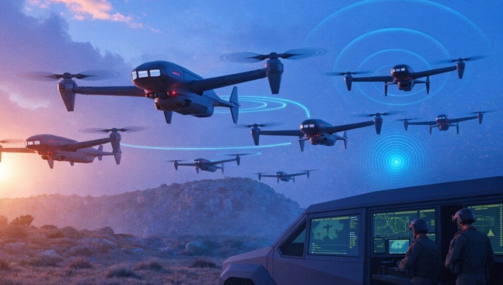 swarm drone technology
